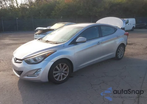 2014 Hyundai Elantra Se from USA, damaged, VIN 5NPDH4AE2EH497963